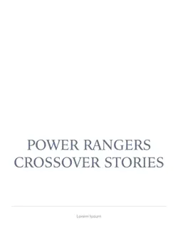 power rangers crossover stories imagen de la portada del libro