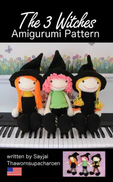 the 3 witches amigurumi pattern book cover image