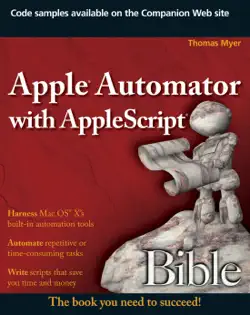 apple automator with applescript bible imagen de la portada del libro