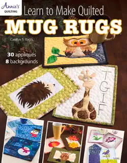 learn to make quilted mug rugs book cover image
