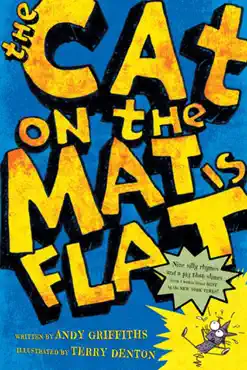 the cat on the mat is flat book cover image