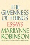 The Givenness of Things synopsis, comments