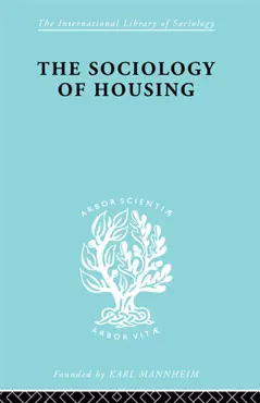 sociology of housing book cover image
