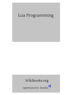 lua programming book cover image