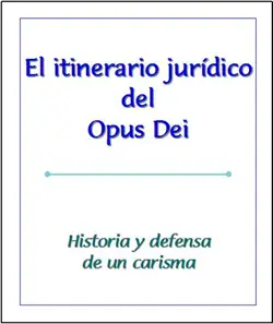 itinerario jurídico del opus dei imagen de la portada del libro