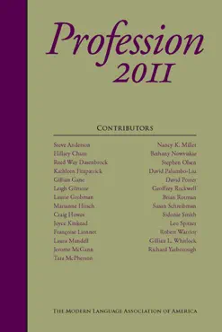 profession 2011 book cover image