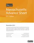 Massachusetts Advance Sheet November 2013 synopsis, comments