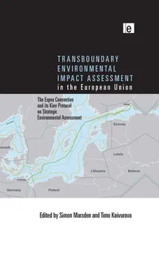 transboundary environmental impact assessment in the european union imagen de la portada del libro