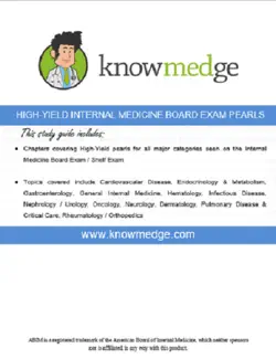 knowmedge high yield internal medicine board exam pearls book cover image