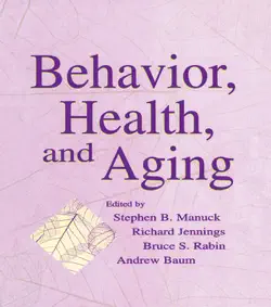 behavior, health, and aging book cover image