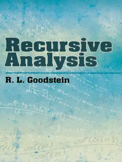 recursive analysis book cover image