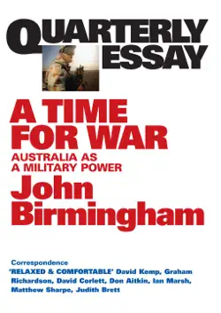 quarterly essay 20 a time for war book cover image