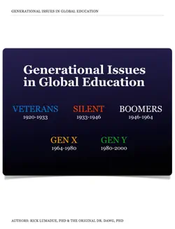 generational issues in global education book cover image