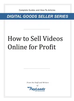how to sell videos online for profit book cover image