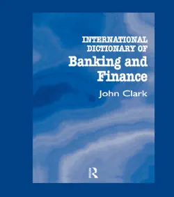 international dictionary of banking and finance book cover image