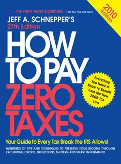how to pay zero taxes 2010 book cover image