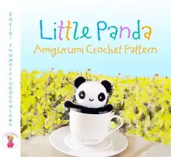 little panda amigurumi crochet pattern book cover image