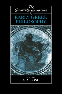 the cambridge companion to early greek philosophy book cover image