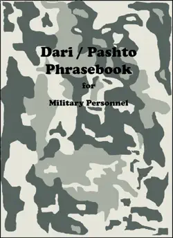 dari / pashto phrasebook for military personnel book cover image
