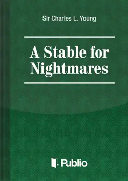 a stable for nightmares imagen de la portada del libro