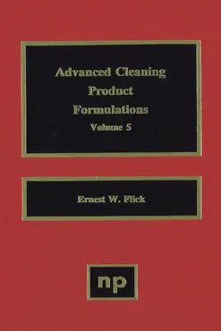 advanced cleaning product formulations, vol. 5 book cover image