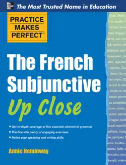 practice makes perfect the french subjunctive up close book cover image