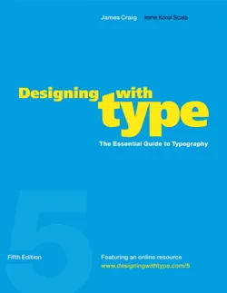 designing with type, 5th edition book cover image