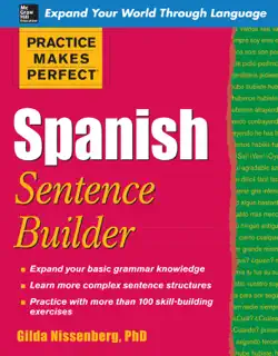 practice makes perfect spanish sentence builder book cover image