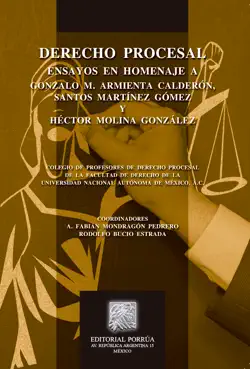 derecho procesal book cover image
