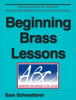 beginning brass lessons book cover image