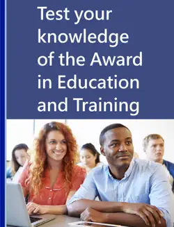 test your knowledge of the award in education and training book cover image