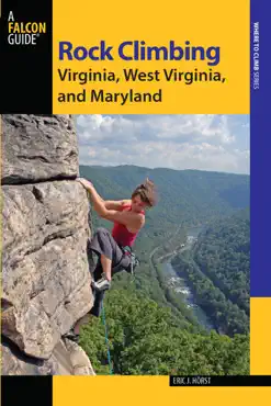 rock climbing virginia, west virginia, and maryland book cover image