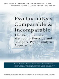psychoanalysis comparable and incomparable book cover image