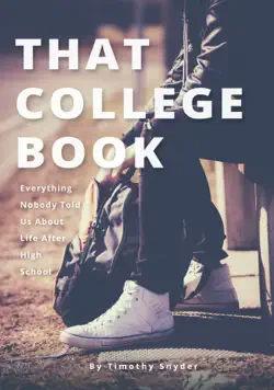 that college book book cover image