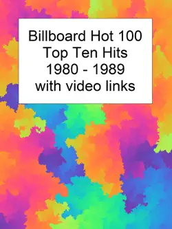 billboard top ten hits 1980-1989 with video links imagen de la portada del libro