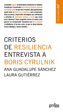 criterios de resiliencia. entrevista a boris cyrulnik book cover image