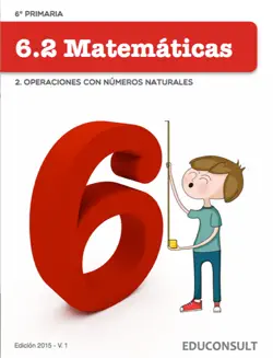 matemáticas 6º. números naturales imagen de la portada del libro