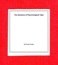 the genetics of psychological type book cover image