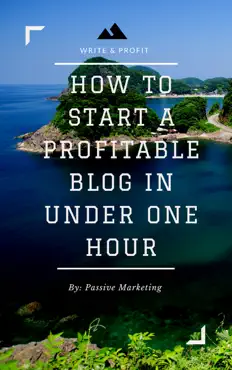 how to start a profitable authority blog in under one hour book cover image