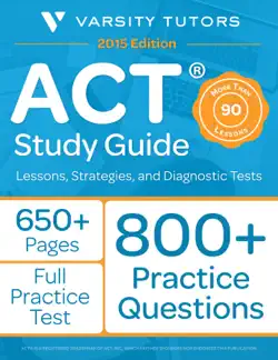 act prep study guide book cover image