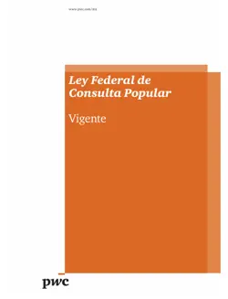 ley federal de consulta popular imagen de la portada del libro