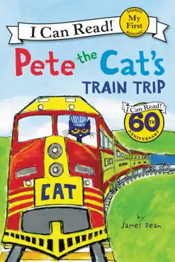 pete the cat's train trip book cover image