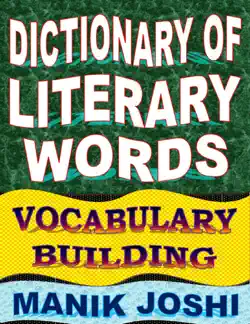 dictionary of literary words book cover image