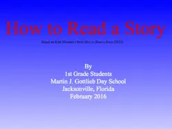 how to read a story book cover image