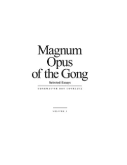 magnum opus of the gong book cover image