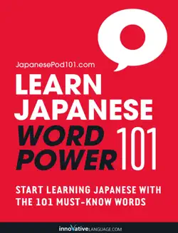 learn japanese - word power 101 book cover image