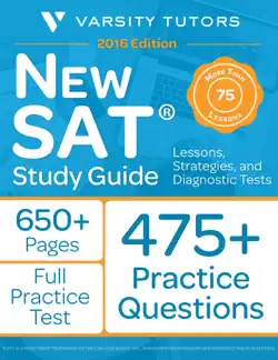 new sat prep study guide book cover image