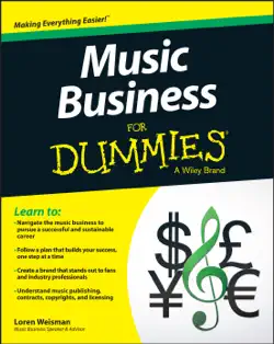 music business for dummies book cover image