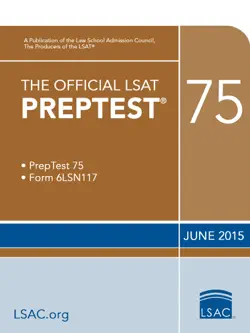 the official lsat preptest 75 book cover image