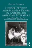 Gender Protest and Same-Sex Desire in Antebellum American Literature synopsis, comments
